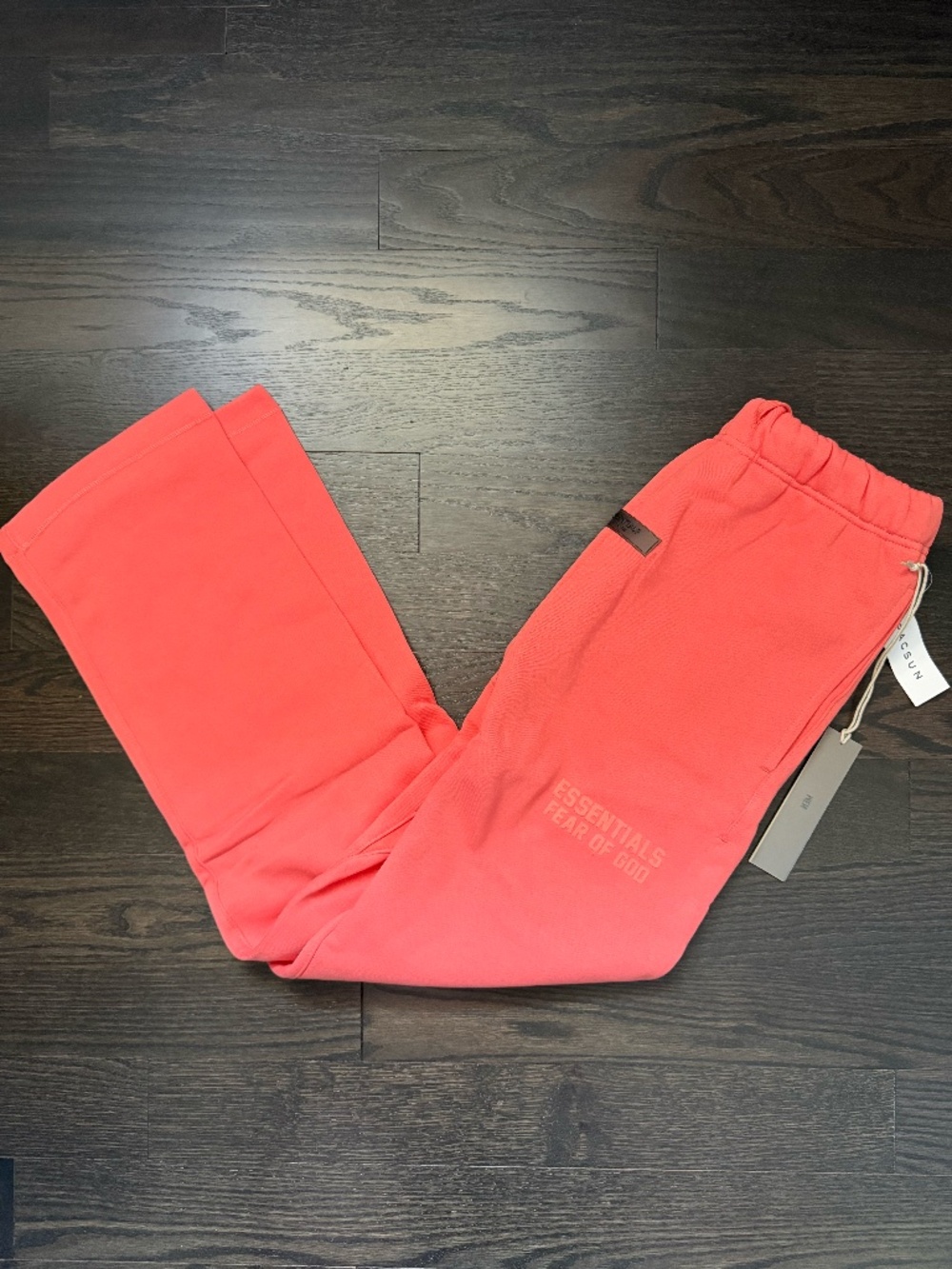 Fear of God Essentials Relaxed Sweatpants Coral Pink Size XS FOG Joggers